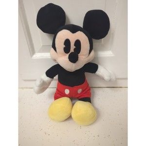 DISNEY MICKEY MOUSE 12 " PLUSH PIE EYE VINTAGE